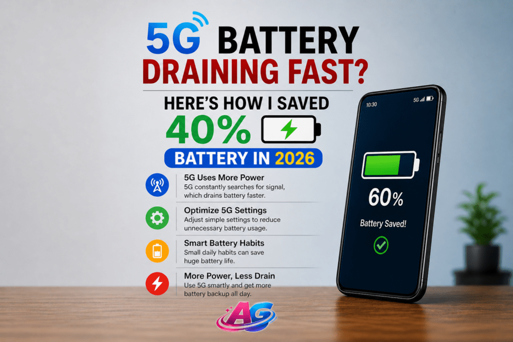 5g battery drain