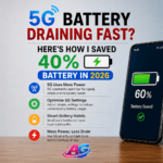 5g battery drain