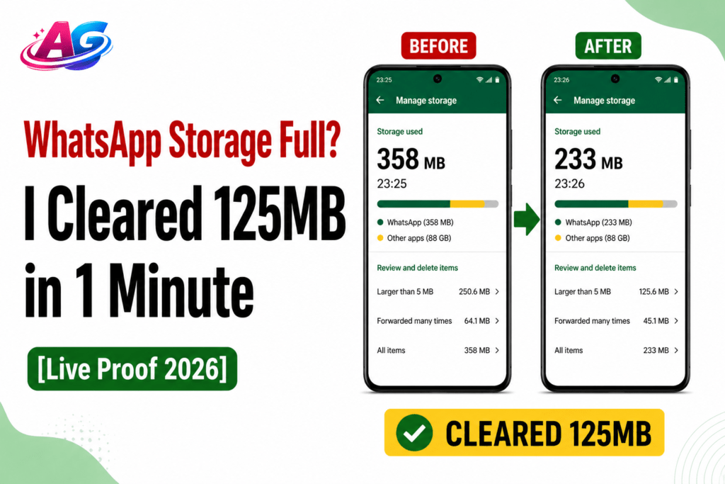 whatsapp storage full