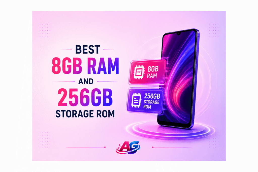 best 8gb ram 256gb storage mobile phones