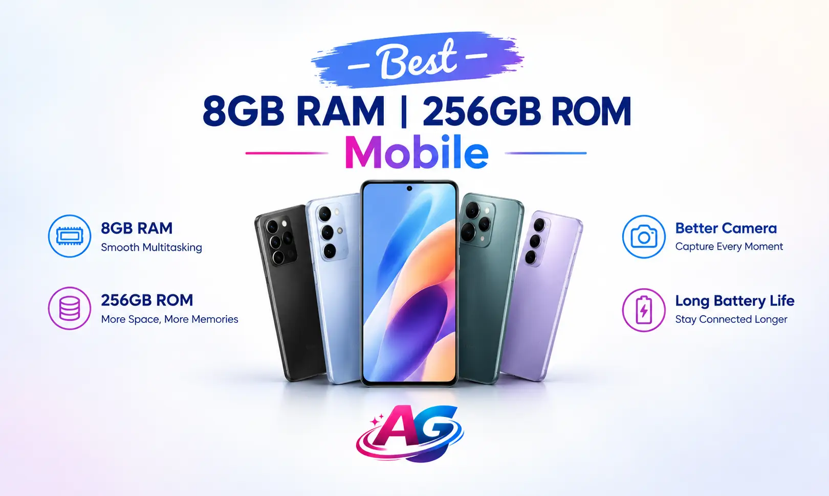 Best 8GB RAM 256GB Storage Mobile Phones
